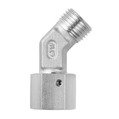 spojka 45°- matice / venkovní závit - KSL 45 (metrika )