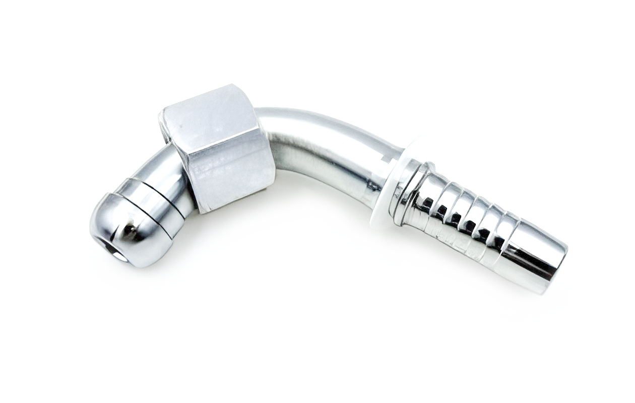 Koncovka DKM 90°, kužel 60°, vnitřní metrický závit